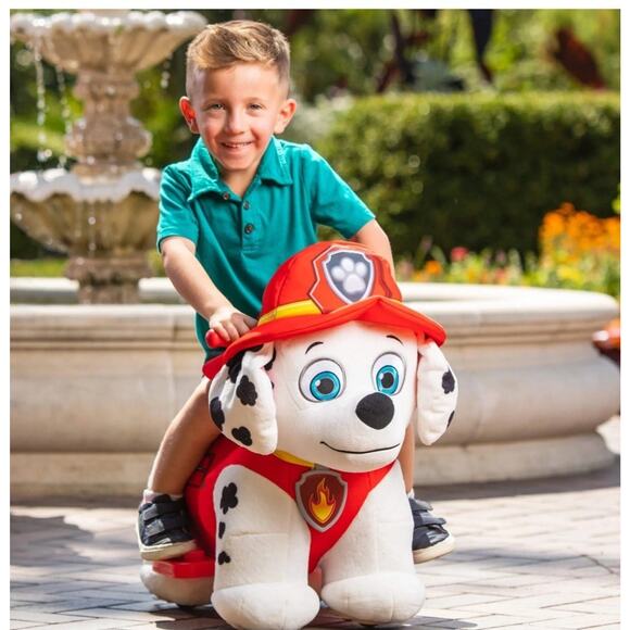 Nick Jr Paw Patrol Marshall 6V Plush Ride-on Rare Marshall - WORKS, No Charger - Picture 15 of 16